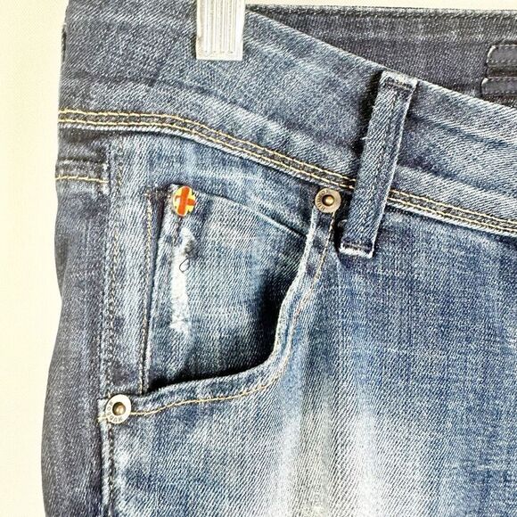 HUDSON JEANS SKINNY BLUE DENIM SIZE 26 COLLIN FLAP POCKET WOMEN'S PANTS W422DHA - Picture 4 of 11